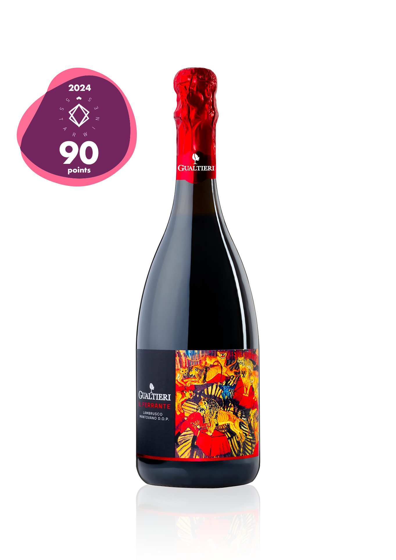 Cantina Gualtieri Miglior Lambrusco Mantovano 90 punti