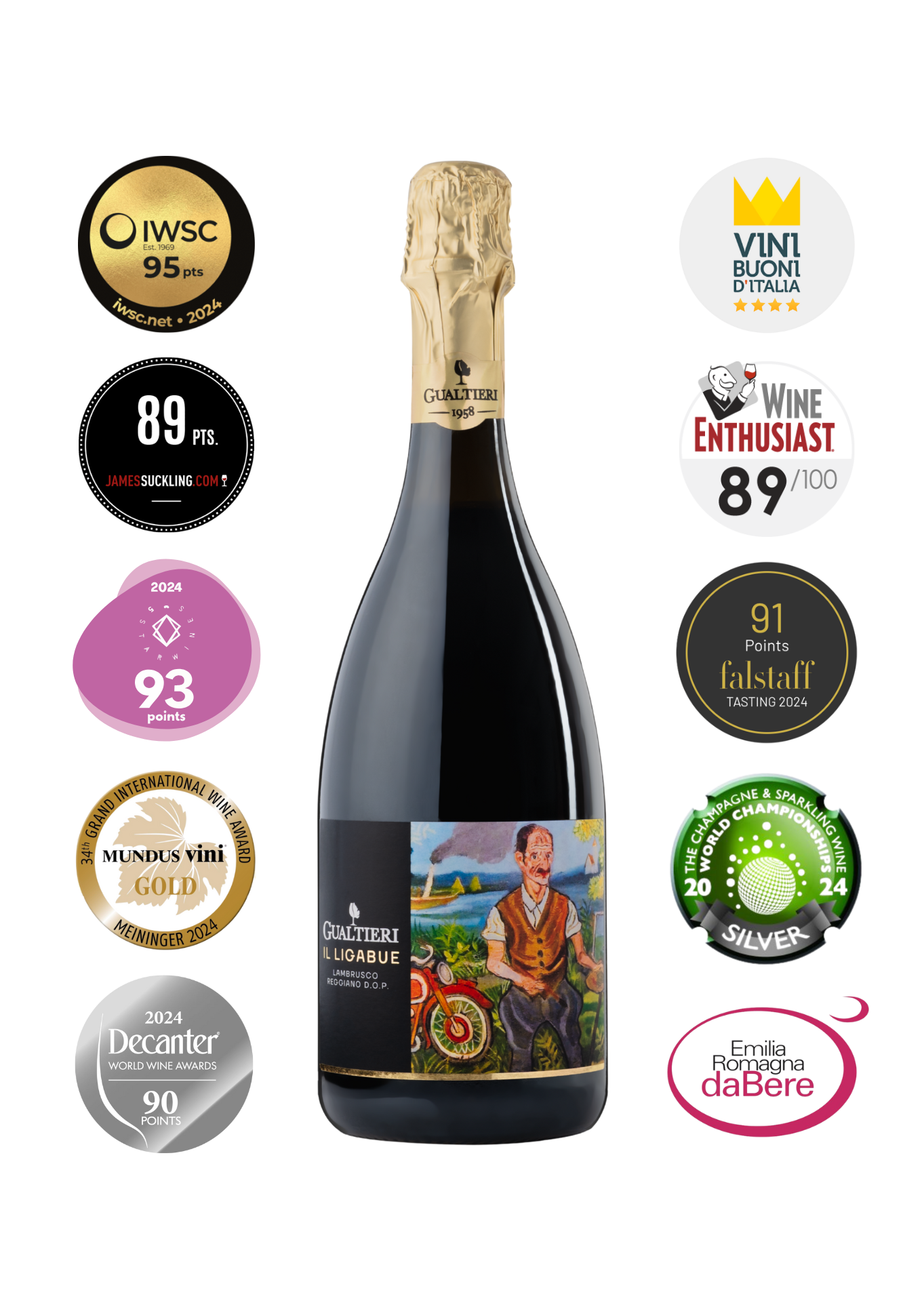 Il Ligabue - Lambrusco Reggiano D.O.C. 🥇